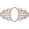 Ekena Millwork Elizabeth Wood Fretwork Prcd Ceiling Medallion, Walnut, 32"W x 16"H x 8 3/4"IW x 15 1/8"IH x 3/8"T CMWP32X16X0375EBWA - alternate 5